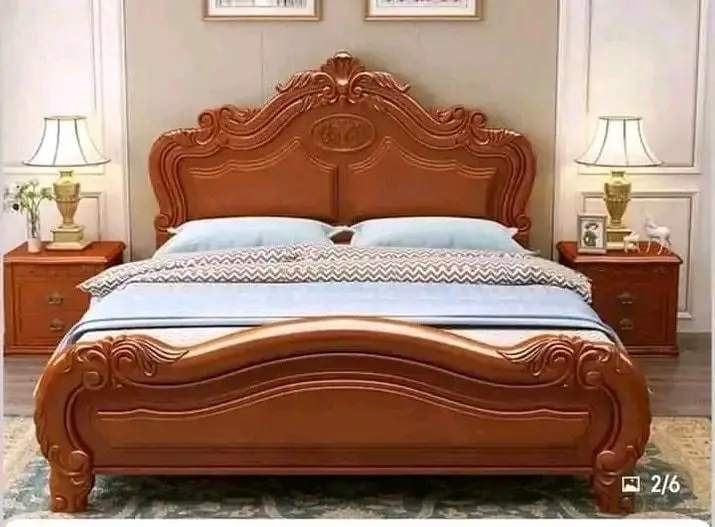 simple wooden bed design