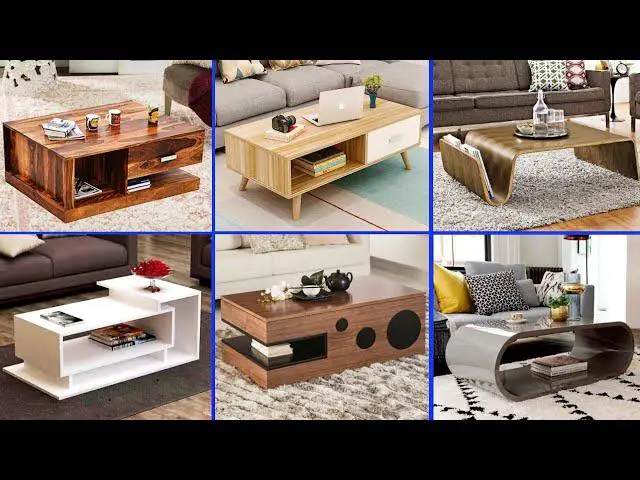 Modern center table designs for living room