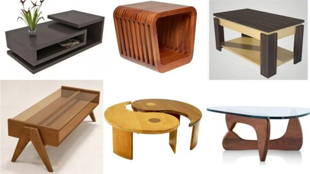 Wooden coffee table designs
