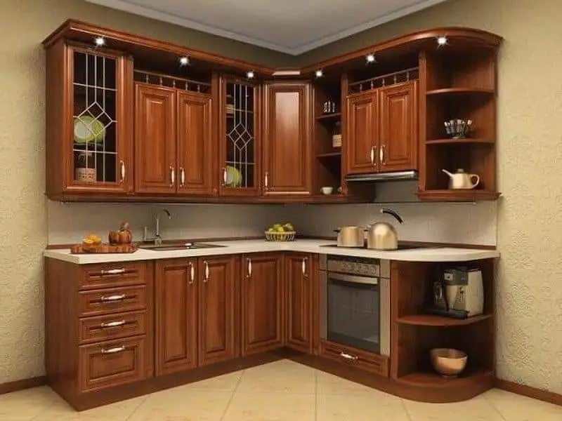 Wooden kitchen design